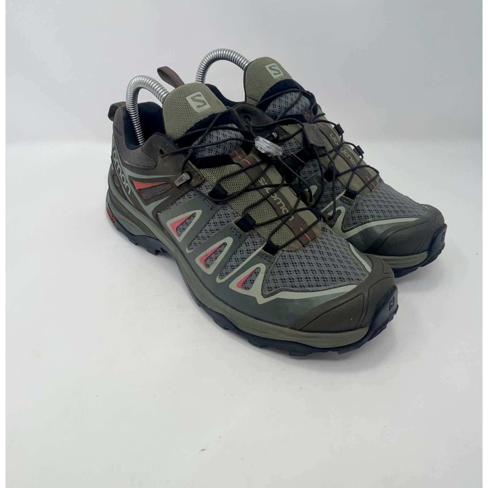 Salomon X Ultra 3 Women's 7.5 Trail Hiking Shoes Quicklace Gray 400026 Outdoor